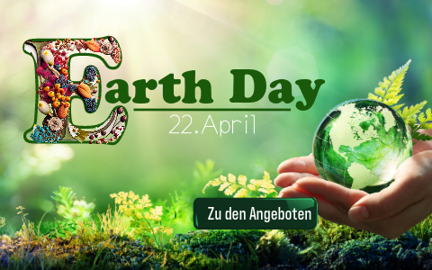Vom 15. bis 28. April: Earth Day Weeks - Schnäppchen für die Umwelt